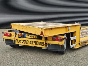 EKW KUIP / LOWBED / STEERING AXLE / TIEFBETT